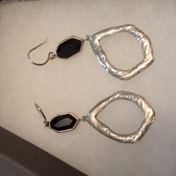 Silpada sterling silver earrings with red agate. Like New! - Picture 2 of 2